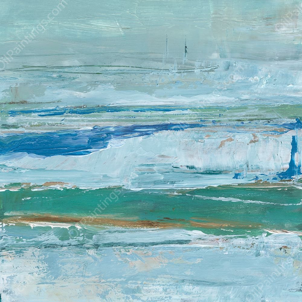 Jade Current II by Ethan Harper - Hand-Painted Oil Painting Reproduction