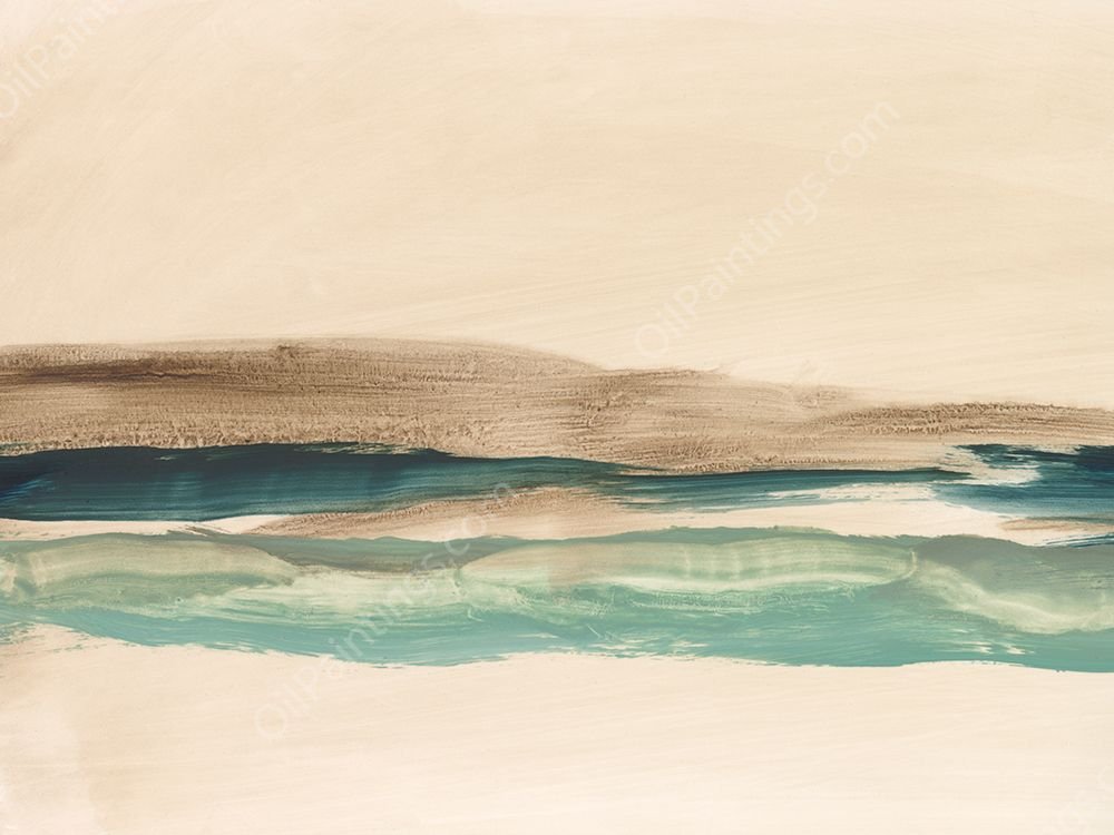 Layered Horizon I by Ethan Harper - Hand-Painted Oil Painting Reproduction