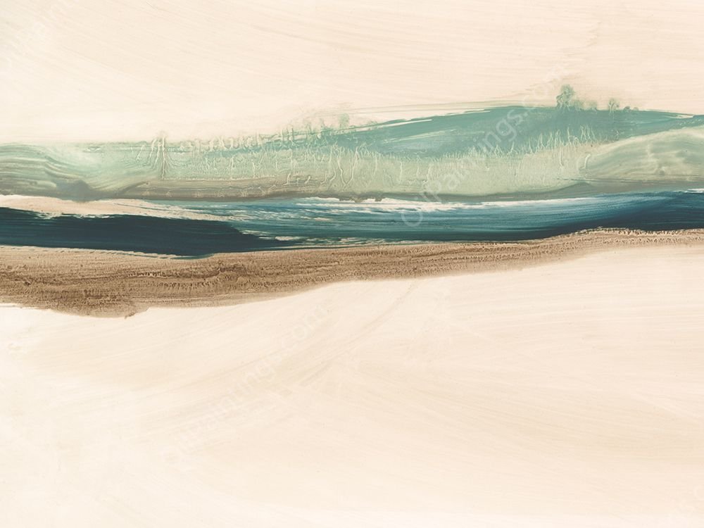 Layered Horizon II by Ethan Harper - Hand-Painted Oil Painting Reproduction