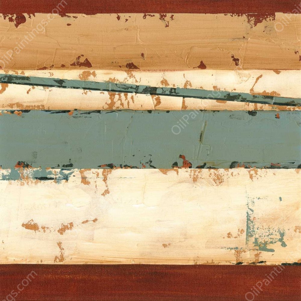 Linear Abstraction III by Ethan Harper - Hand-Painted Oil Painting Reproduction