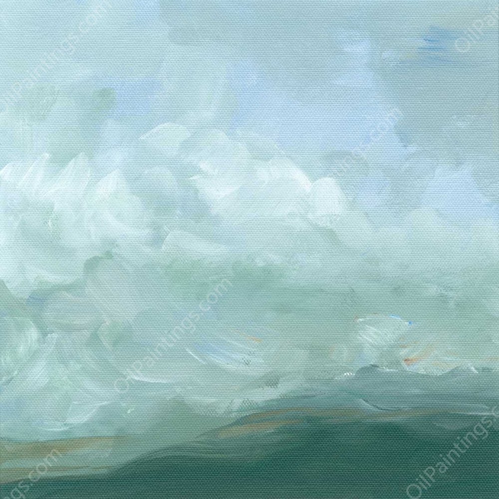 Mountain Mist I by Ethan Harper - Hand-Painted Oil Painting Reproduction