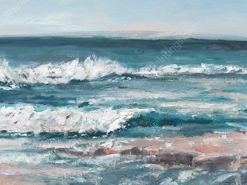 Ocean Breakers I by Ethan Harper - Hand-Painted Oil Painting Reproduction