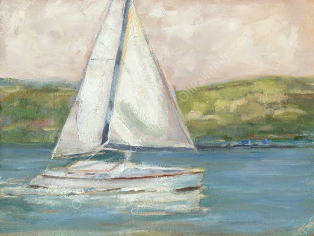Off the Coast I by Ethan Harper - Hand-Painted Oil Painting Reproduction