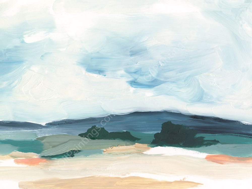 Pastel Vista II by Ethan Harper - Hand-Painted Oil Painting Reproduction