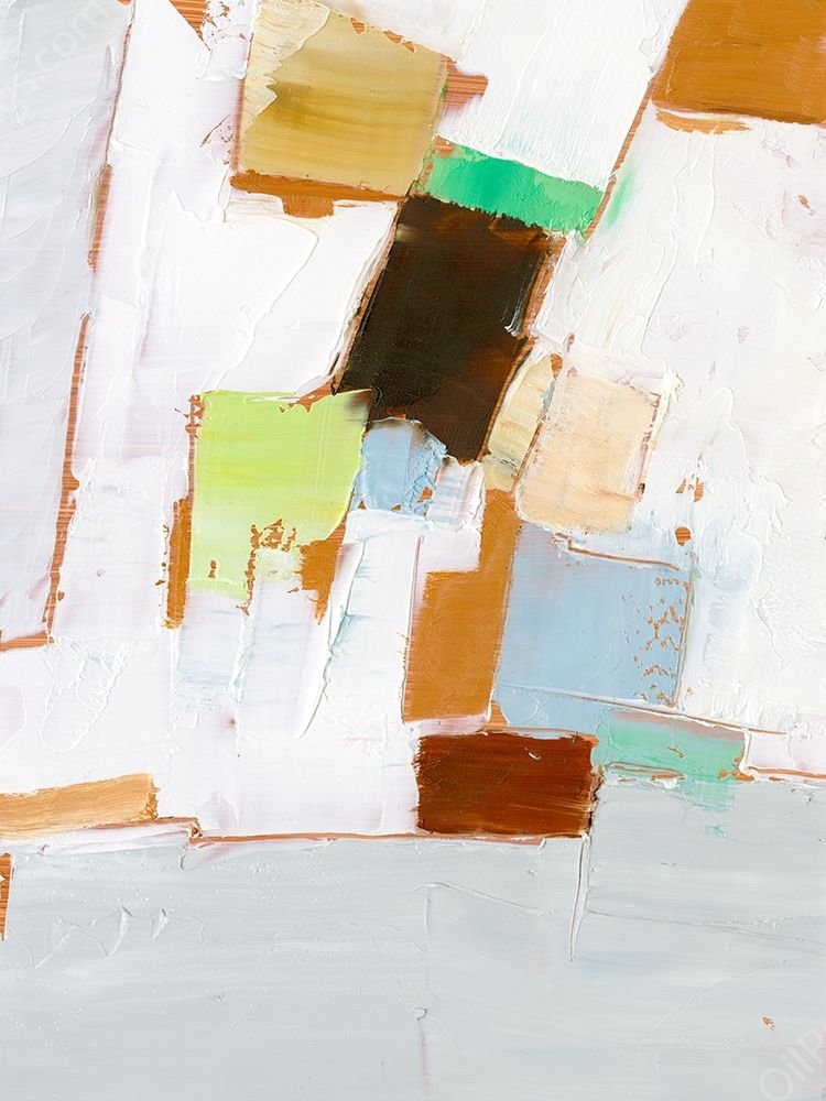 Patched I by Ethan Harper - Hand-Painted Oil Painting Reproduction