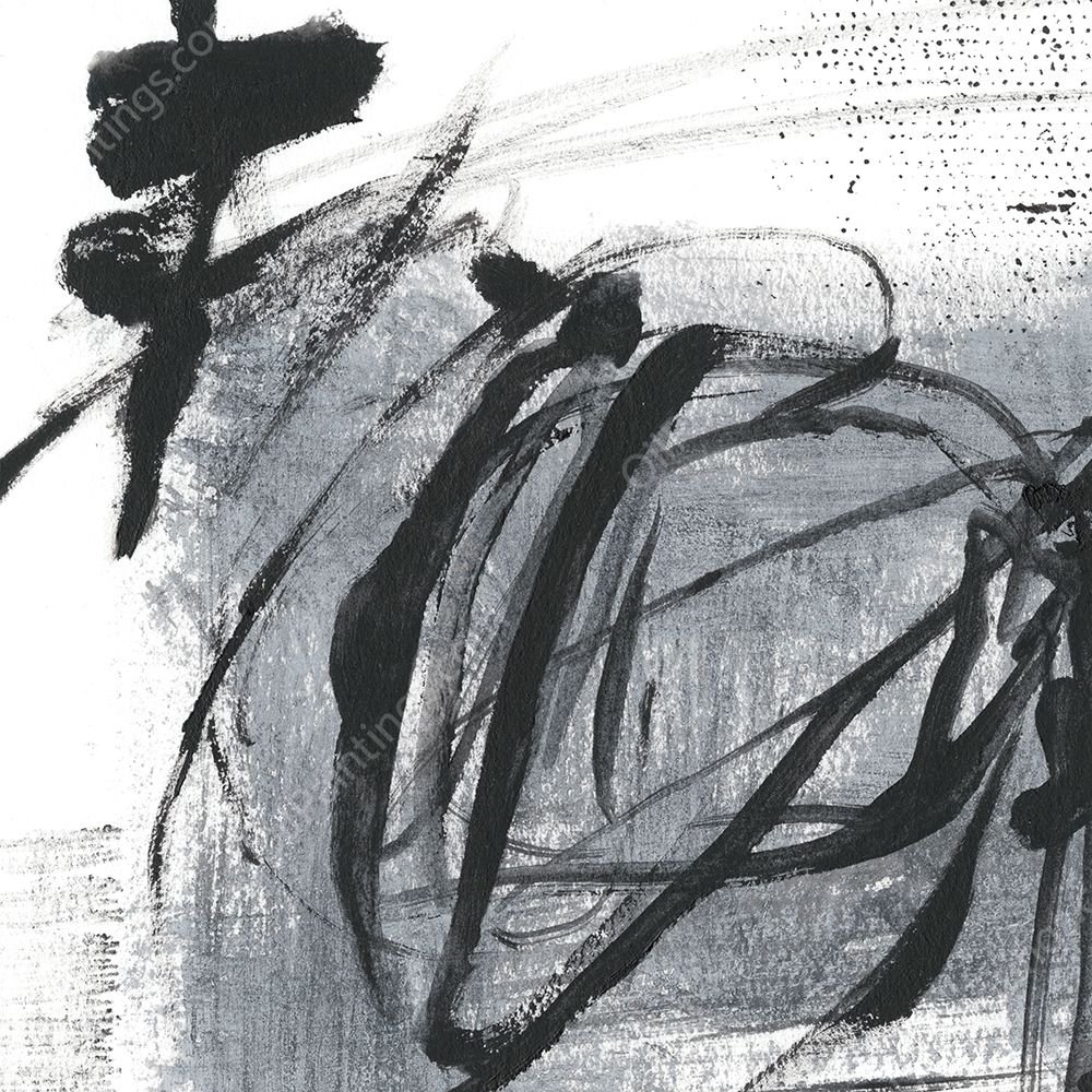 Scribble Script II by Ethan Harper - Hand-Painted Oil Painting Reproduction