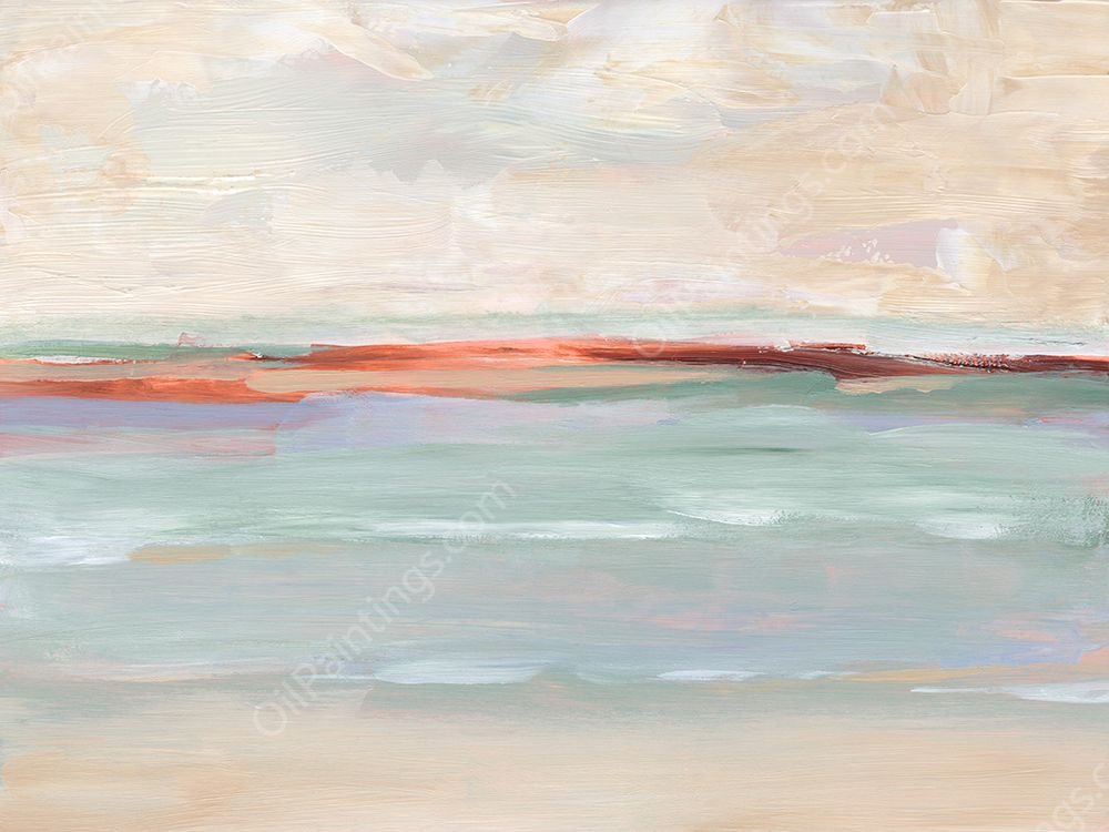 Sienna Horizon I by Ethan Harper - Hand-Painted Oil Painting Reproduction