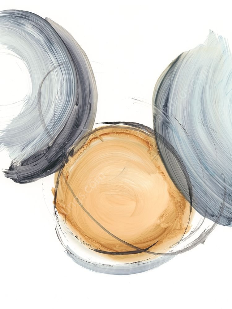 Sienna & Slate I by Ethan Harper - Hand-Painted Oil Painting Reproduction