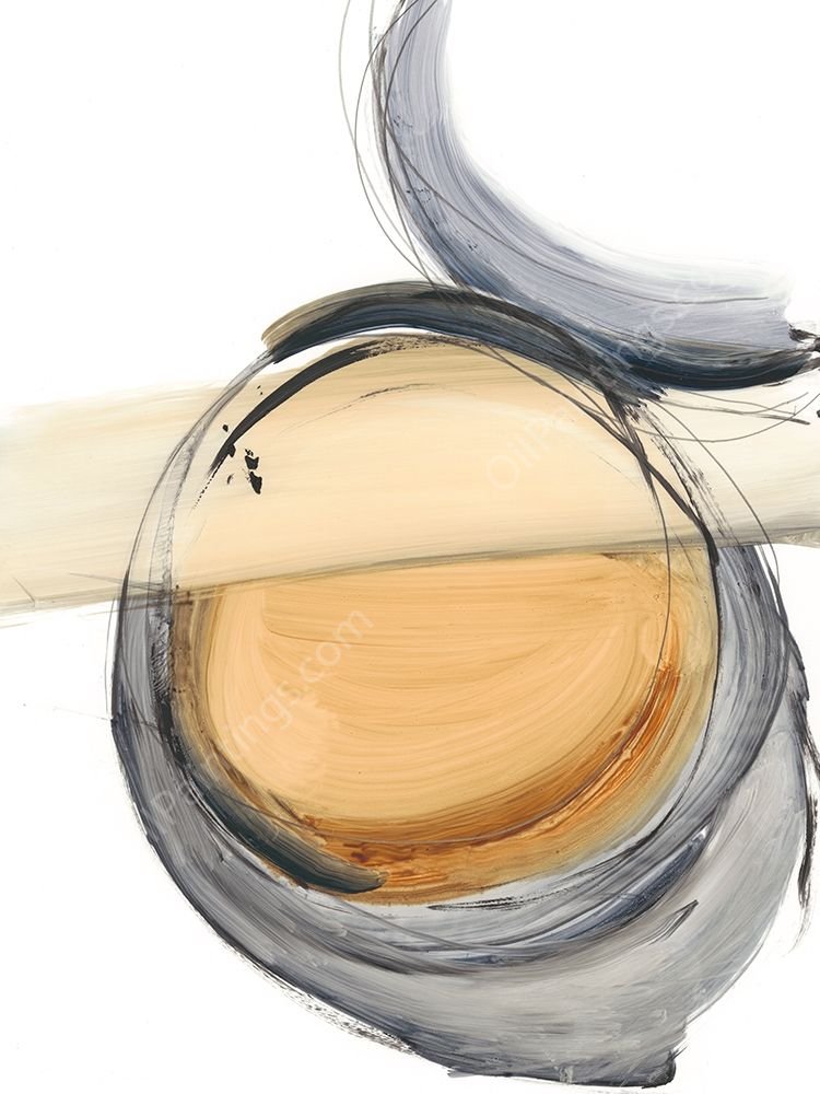 Sienna & Slate III by Ethan Harper - Hand-Painted Oil Painting Reproduction