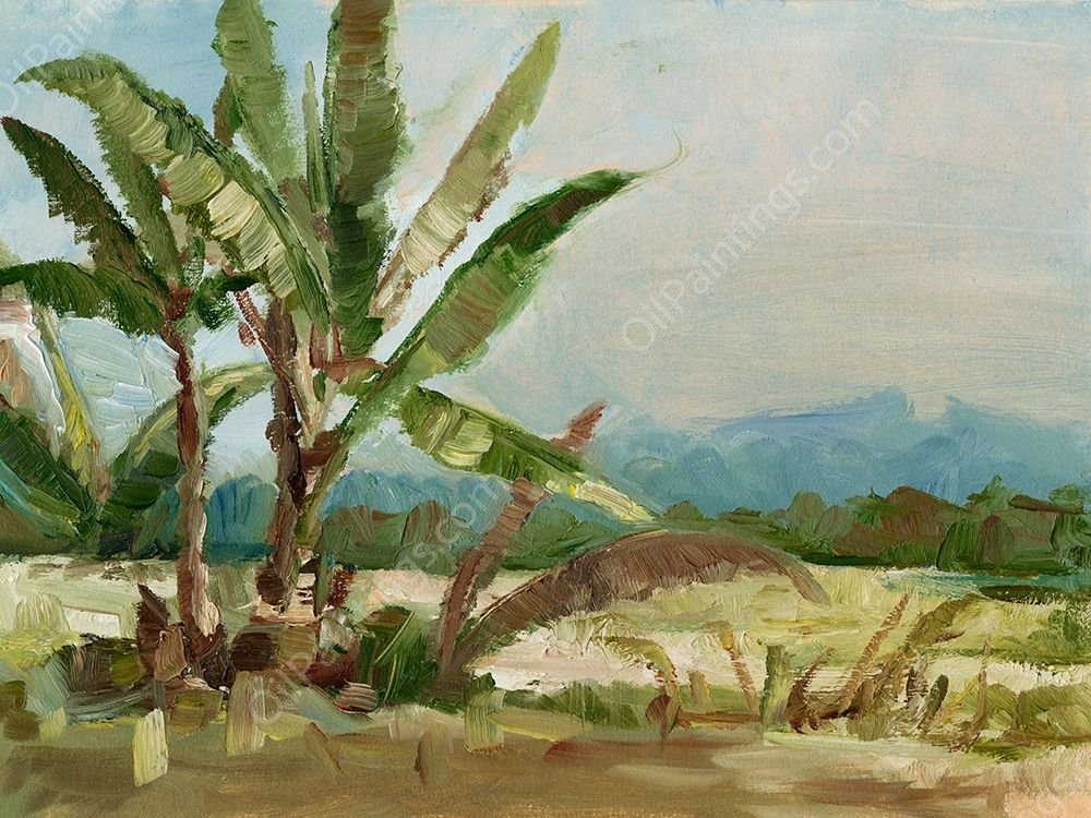Southern Palms I by Ethan Harper - Hand-Painted Oil Painting Reproduction