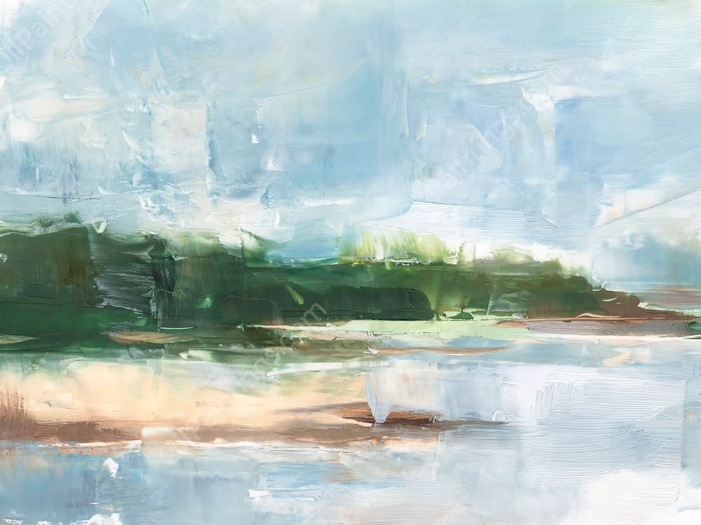 Tropical Shore II by Ethan Harper - Hand-Painted Oil Painting Reproduction