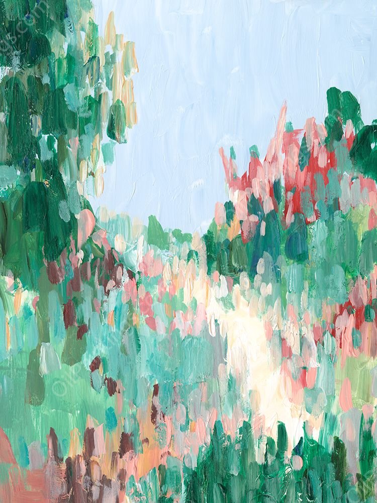 Wildflower Pathway I by Ethan Harper - Hand-Painted Oil Painting Reproduction