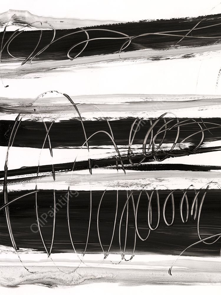 Write on the Line III by Ethan Harper - Hand-Painted Oil Painting Reproduction