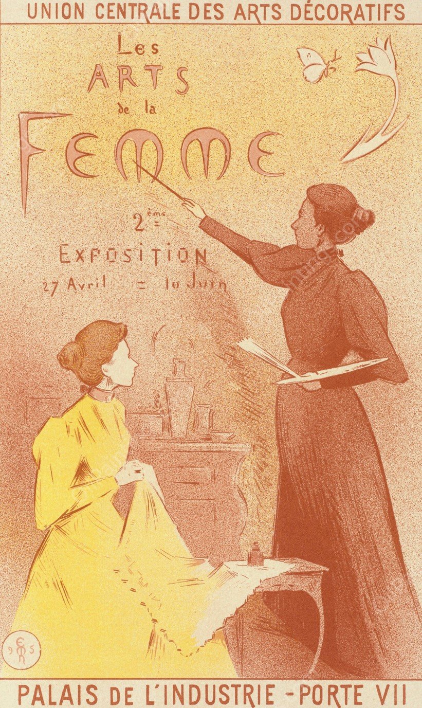 Arts De La Femme  by Etienne Moreau-Nelaton - Hand-Painted Oil Painting Reproduction