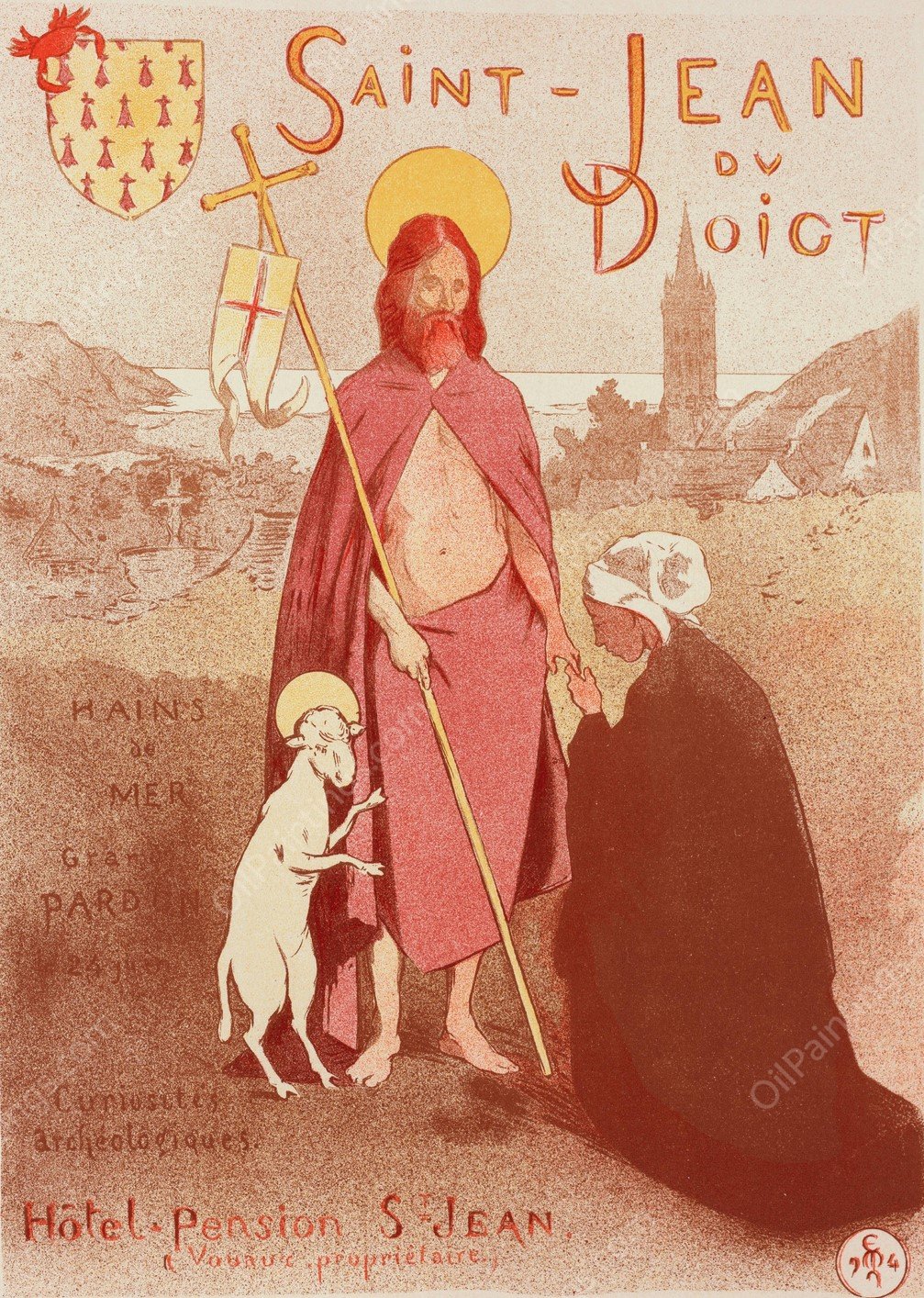 Saint-Jean-Du-Doigt  by Etienne Moreau-Nelaton - Hand-Painted Oil Painting Reproduction