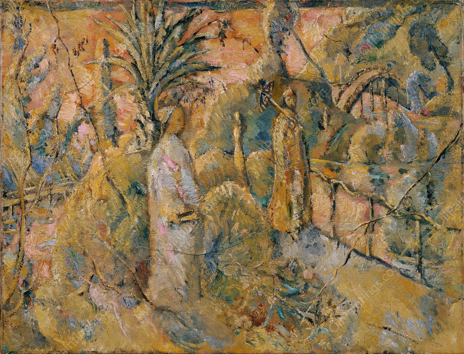 Der Konig erblickt das Madchen  by Eugen Von Kahler - Hand-Painted Oil Painting Reproduction