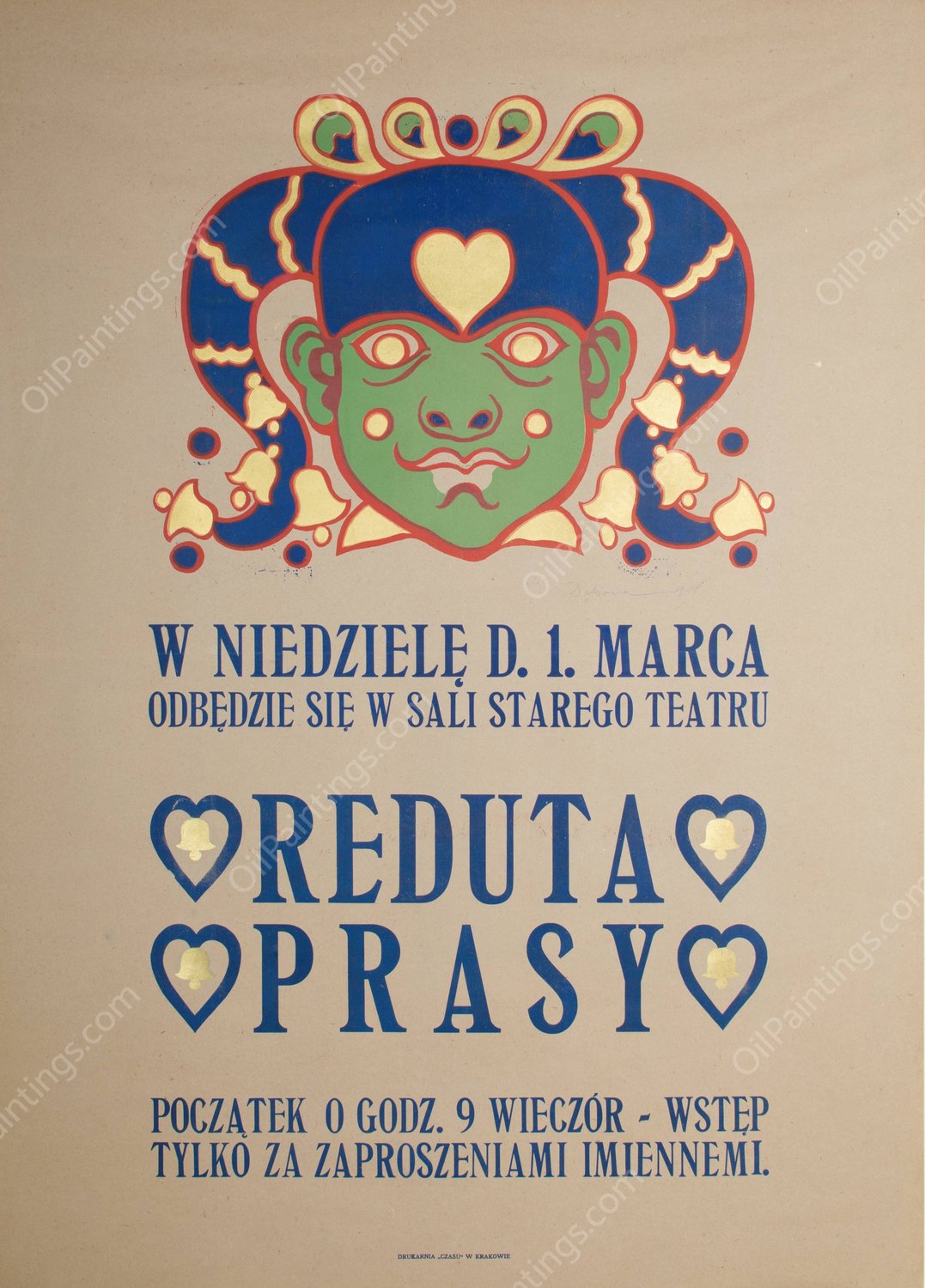 Reduta Prasy  by Eugeniusz Ludwik Dabrowa-Dabrowski - Hand-Painted Oil Painting Reproduction