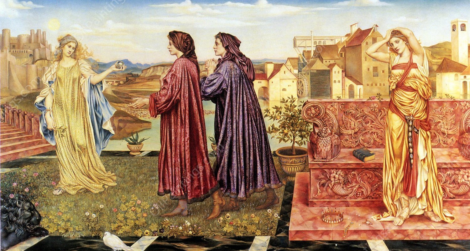 The Garden of Opportunity by Evelyn De Morgan - Hand-Painted Oil Painting Reproduction