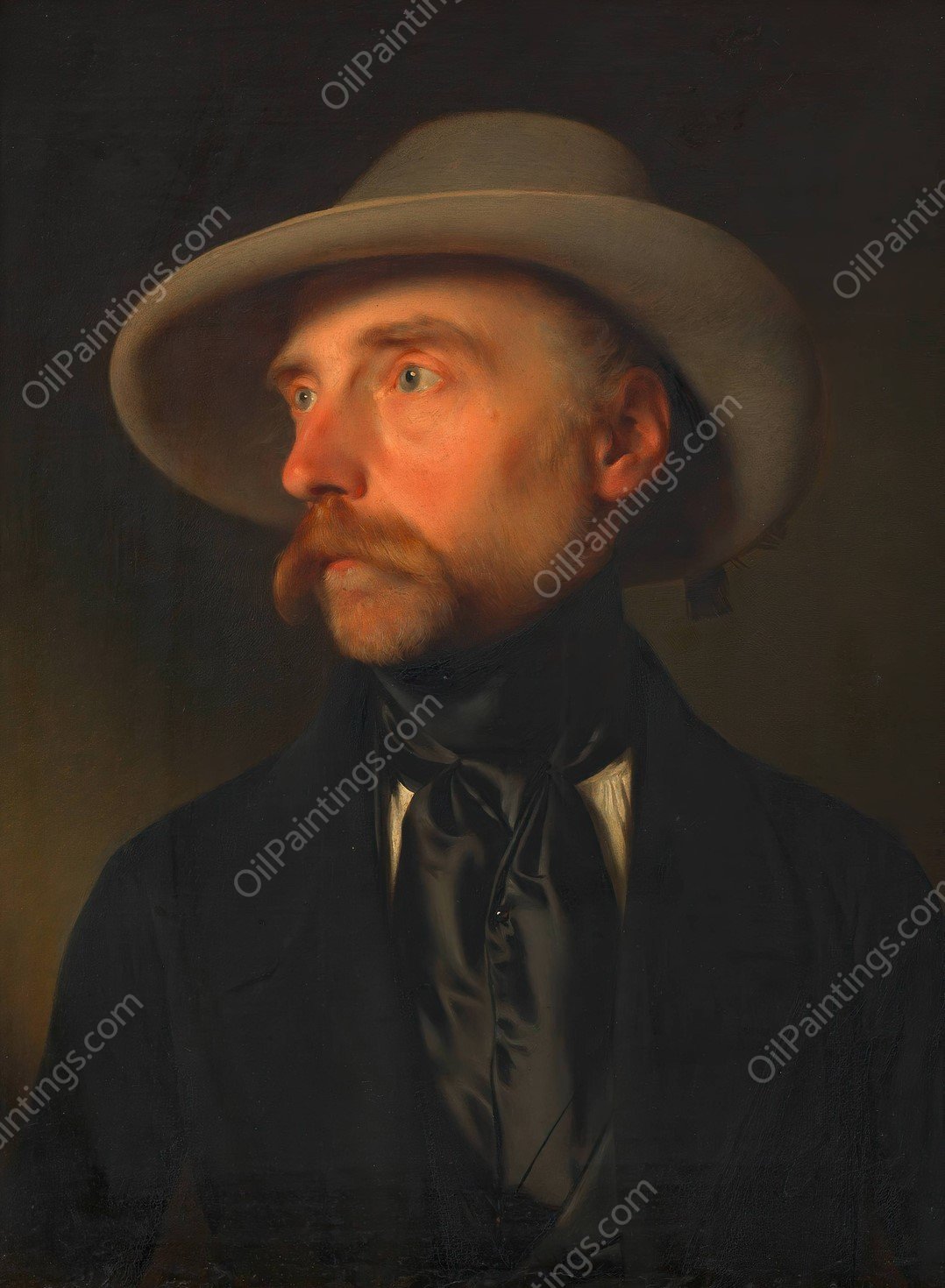 Franz Wipplinger  by Franz Eybl - Hand-Painted Oil Painting Reproduction