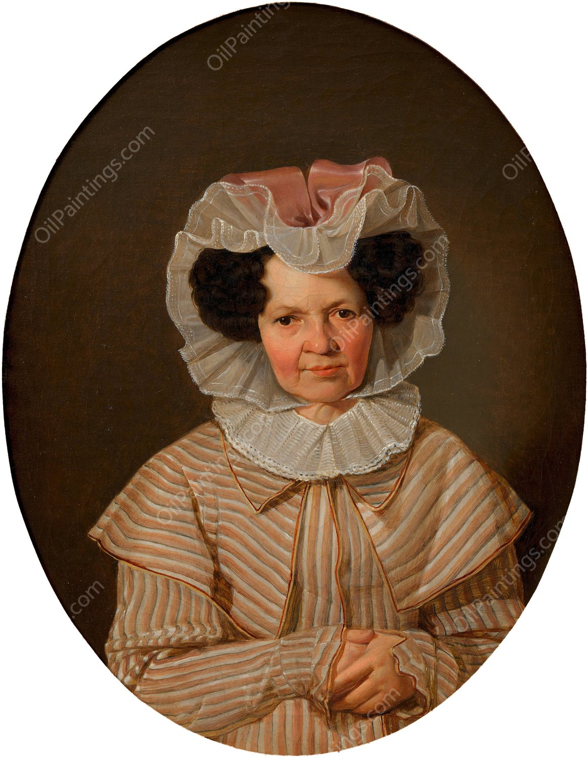 Therese Burger  by Franz Eybl - Hand-Painted Oil Painting Reproduction