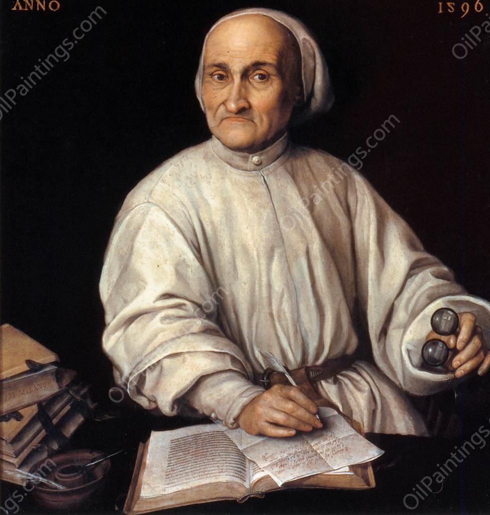 Portrait of Paolo Morigia by Fede Galizia - Hand-Painted Oil Painting Reproduction