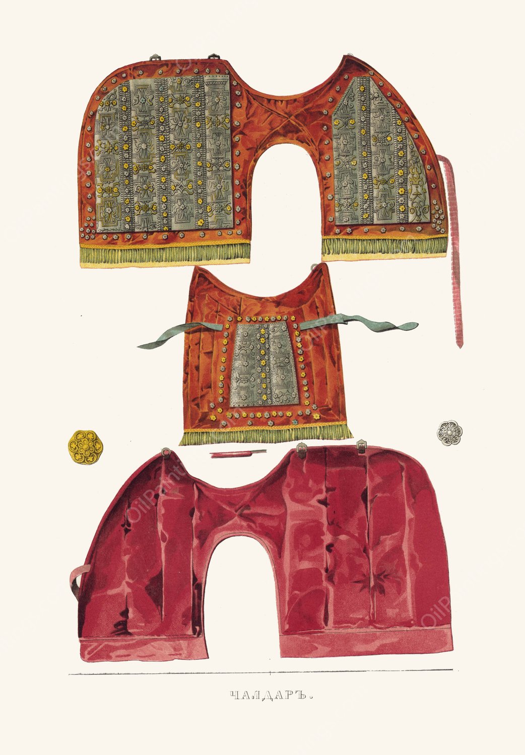 Chaldar II  by Fedor Grigoryevich Solntsev - Hand-Painted Oil Painting Reproduction