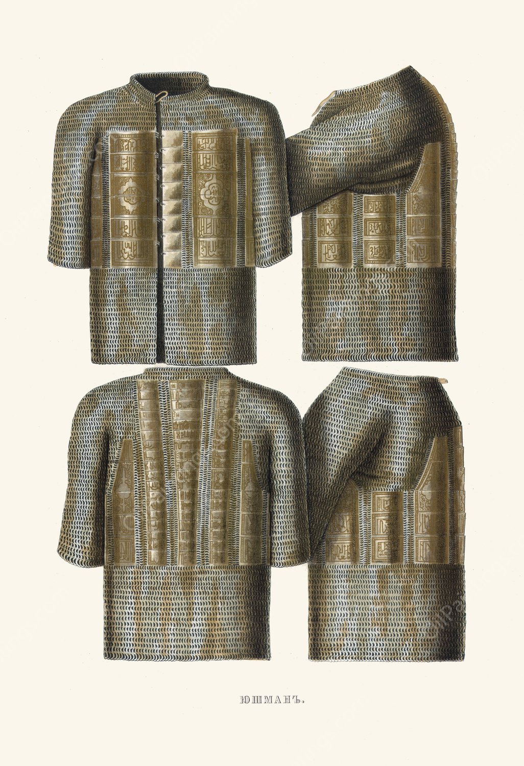 Iushman  by Fedor Grigoryevich Solntsev - Hand-Painted Oil Painting Reproduction