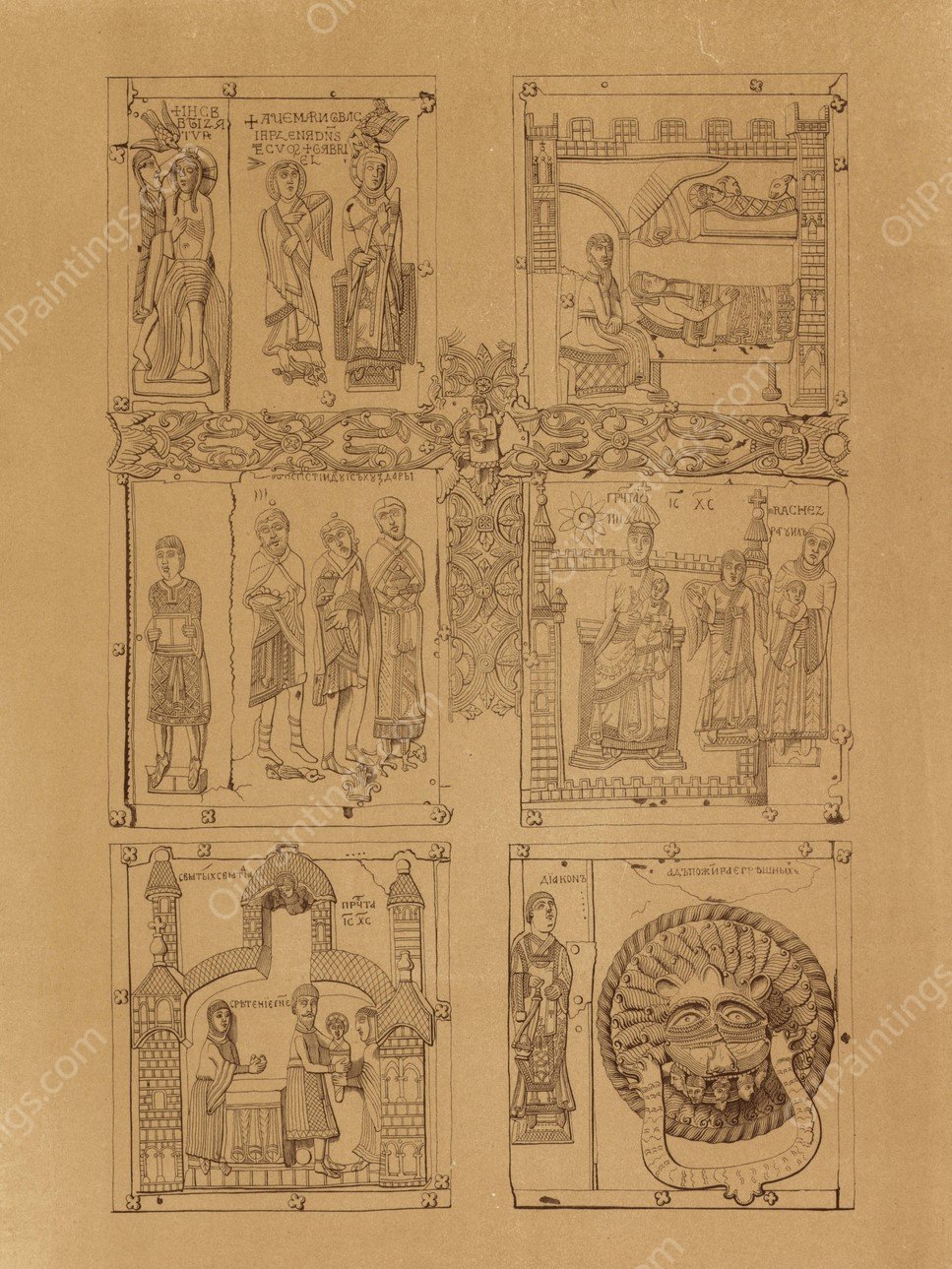 Korsunskiia vrata by Fedor Grigoryevich Solntsev - Hand-Painted Oil Painting Reproduction