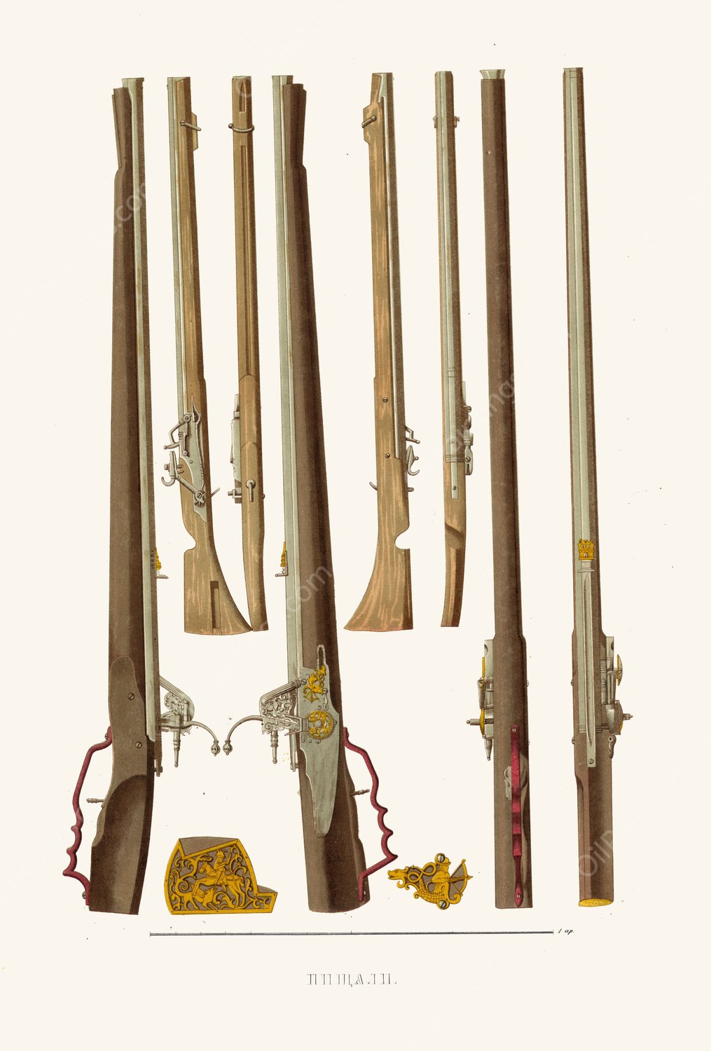 Pishchali  by Fedor Grigoryevich Solntsev - Hand-Painted Oil Painting Reproduction