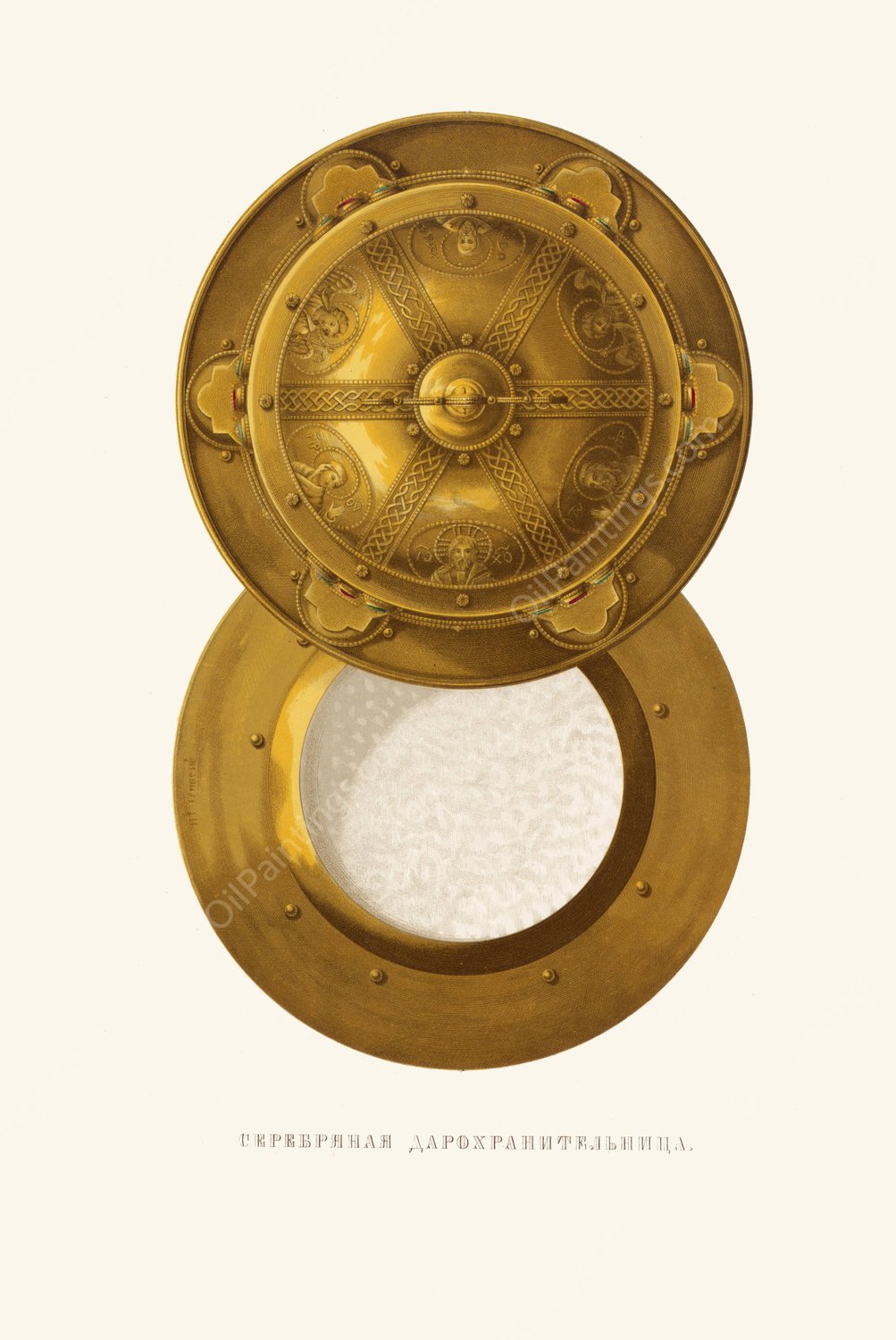 Serebrianaia darokhranitel'nitsa, v 1-2 um  by Fedor Grigoryevich Solntsev - Hand-Painted Oil Painting Reproduction