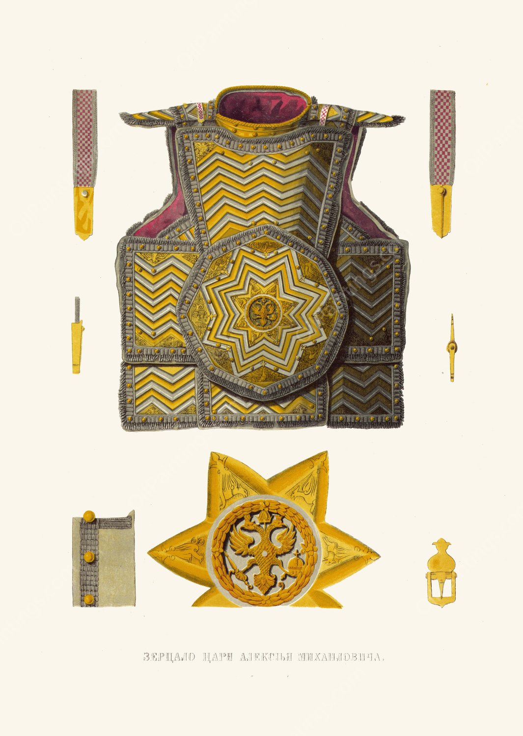 Zertsalo tsaria Alekseia Mikhailovicha by Fedor Grigoryevich Solntsev - Hand-Painted Oil Painting Reproduction