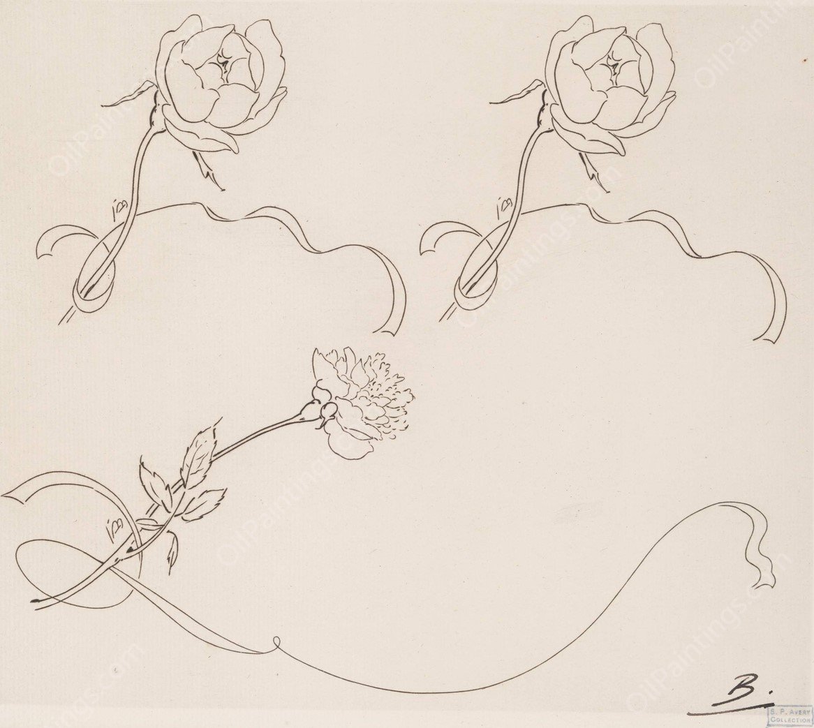 Piece sans titre by Felix Bracquemond - Hand-Painted Oil Painting Reproduction