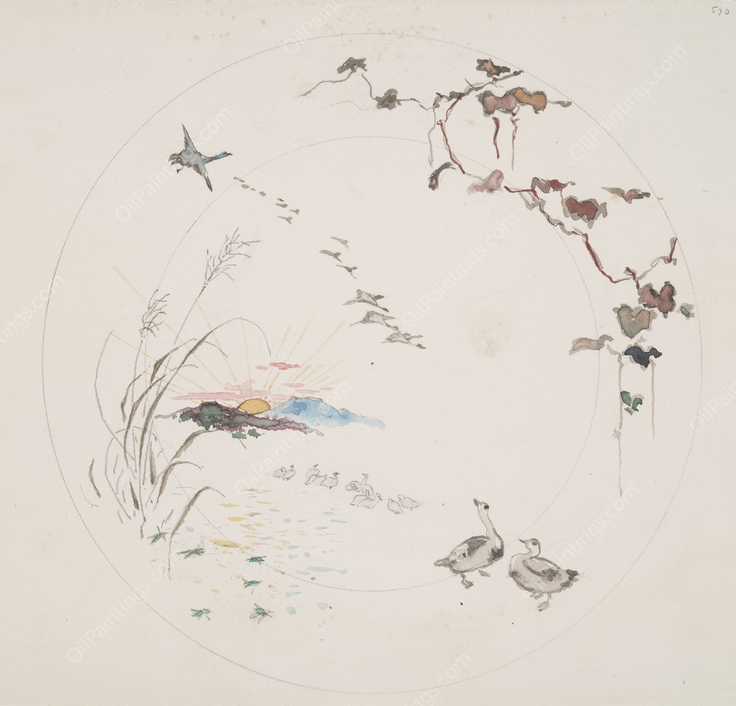 Plein soleil  by Felix Bracquemond - Hand-Painted Oil Painting Reproduction