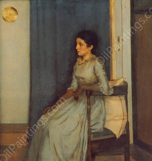 Marie Monnom by Fernand Khnopff - Hand-Painted Oil Painting Reproduction