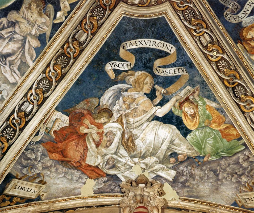 The Delphic Sibyl by Filippino Lippi - Hand-Painted Oil Painting Reproduction