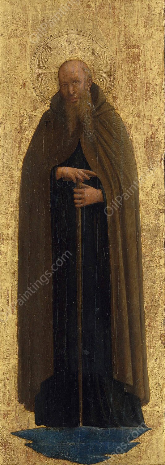 Saint Anthony Abbot  by Fra Angelico - Hand-Painted Oil Painting Reproduction