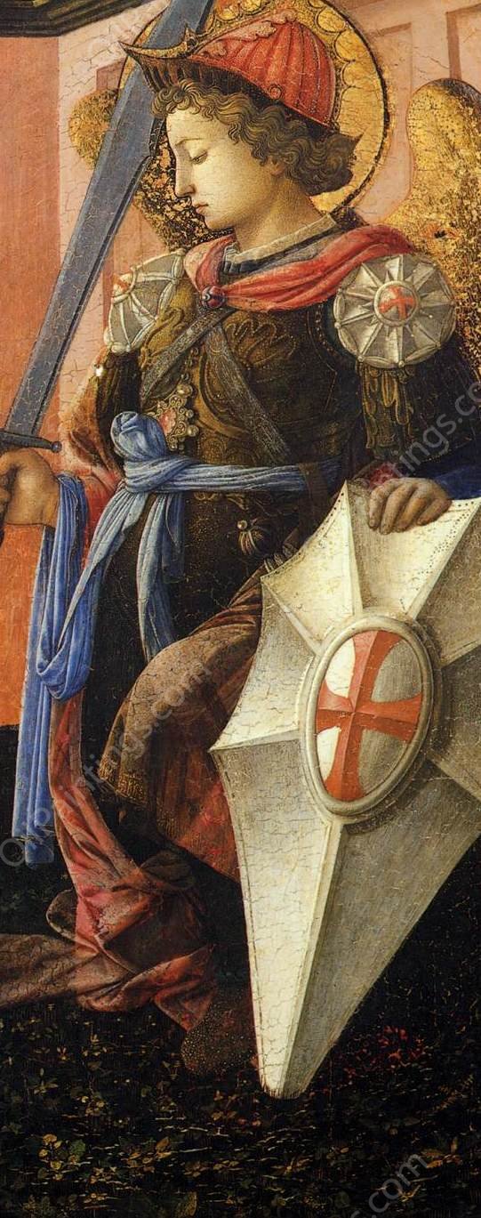 St Michael by Fra Filippo Lippi - Hand-Painted Oil Painting Reproduction
