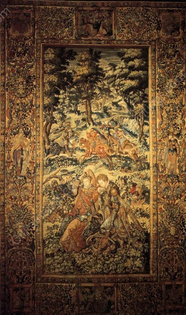 Amadigi Rescuing Oriana by Francois Spiering - Hand-Painted Oil Painting Reproduction