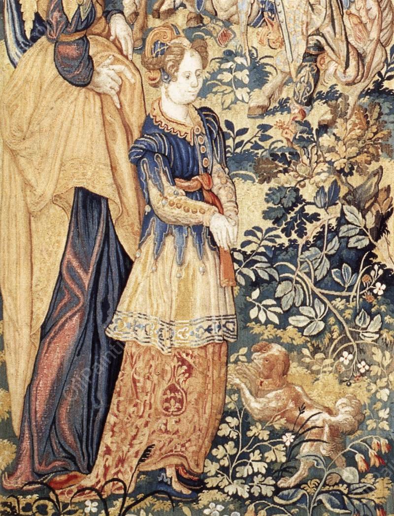 Scenes from the Amadigi di Gaula Detail by Francois Spiering - Hand-Painted Oil Painting Reproduction