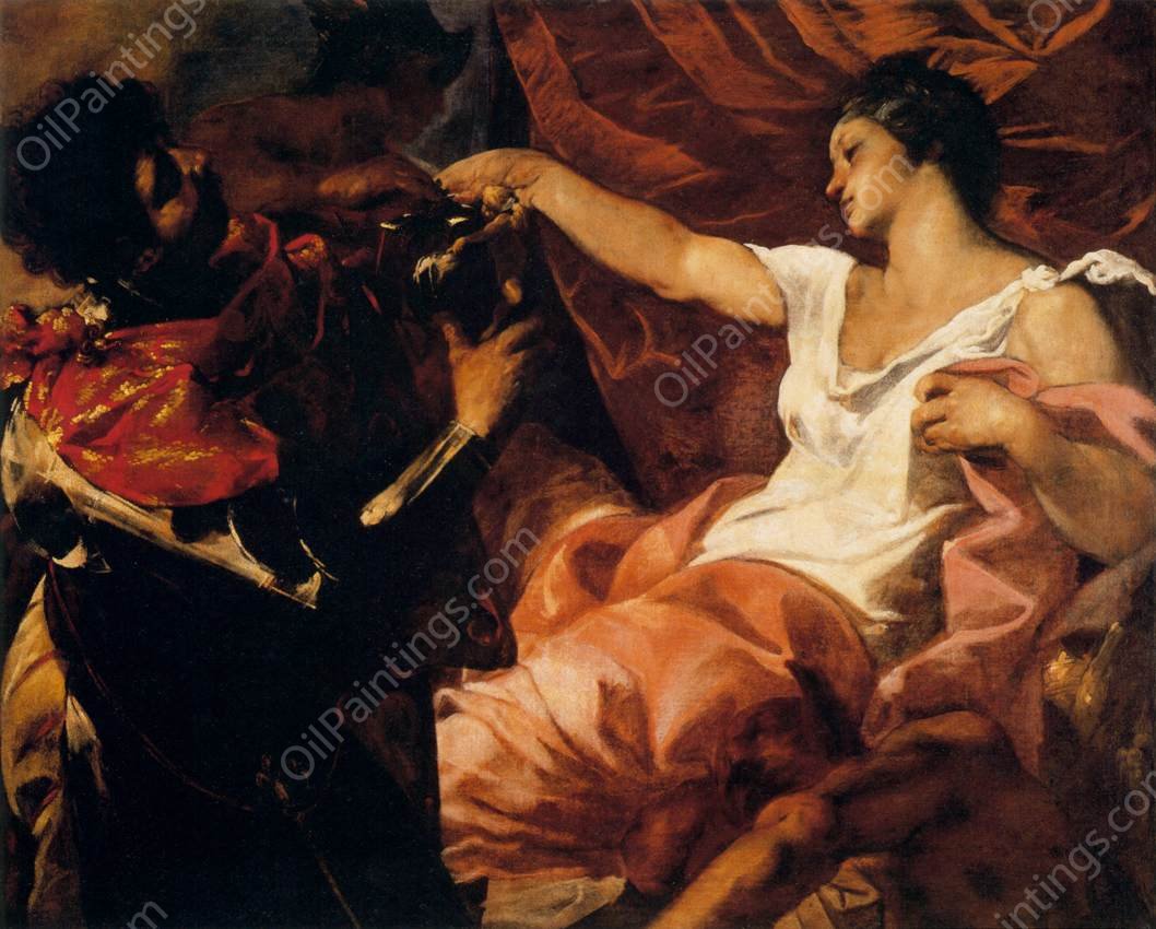 Mythological Scene by Francesco Maffei - Hand-Painted Oil Painting Reproduction