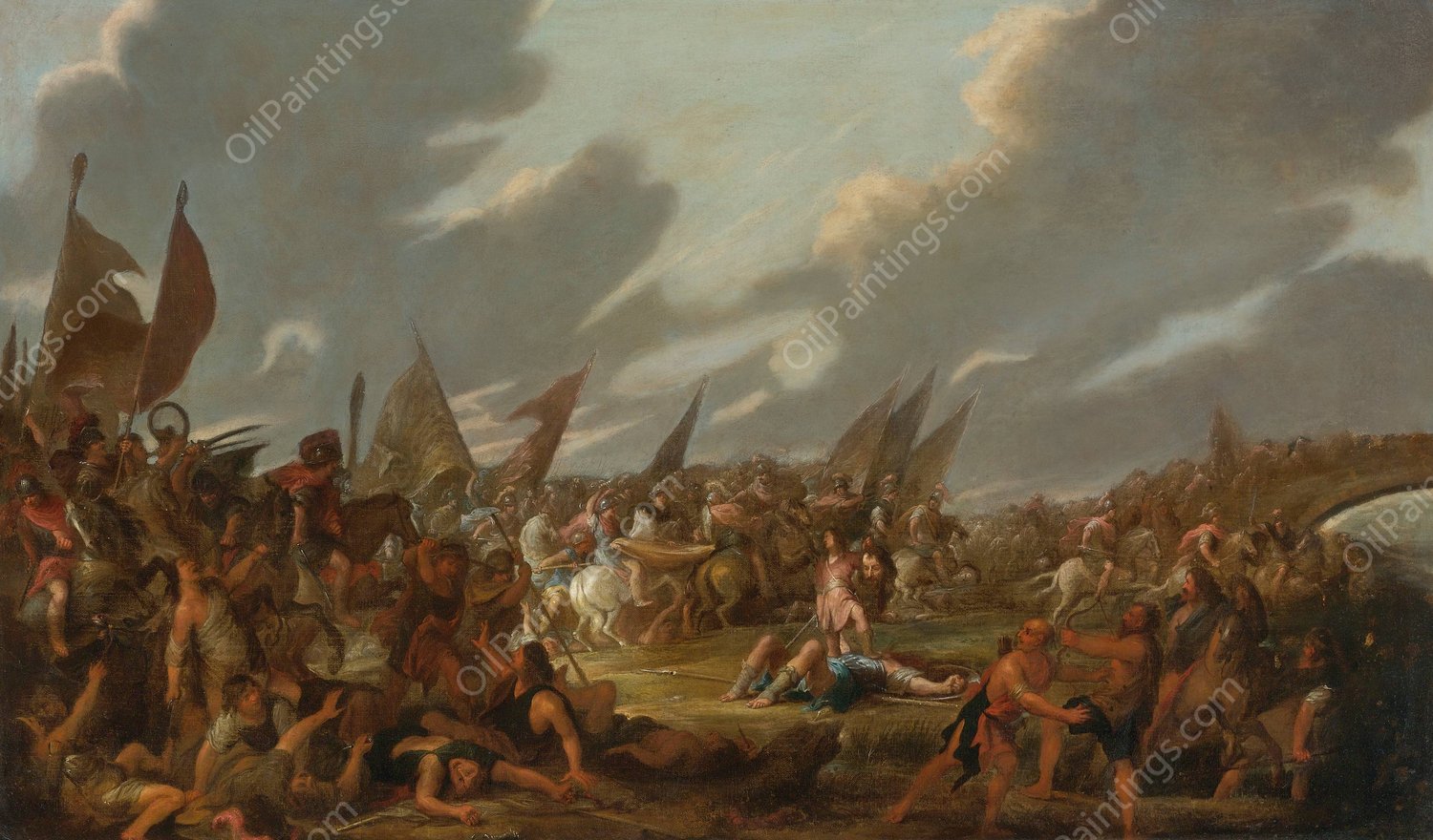 David With The Head Of Goliath by Francesco Simonini - Hand-Painted Oil Painting Reproduction