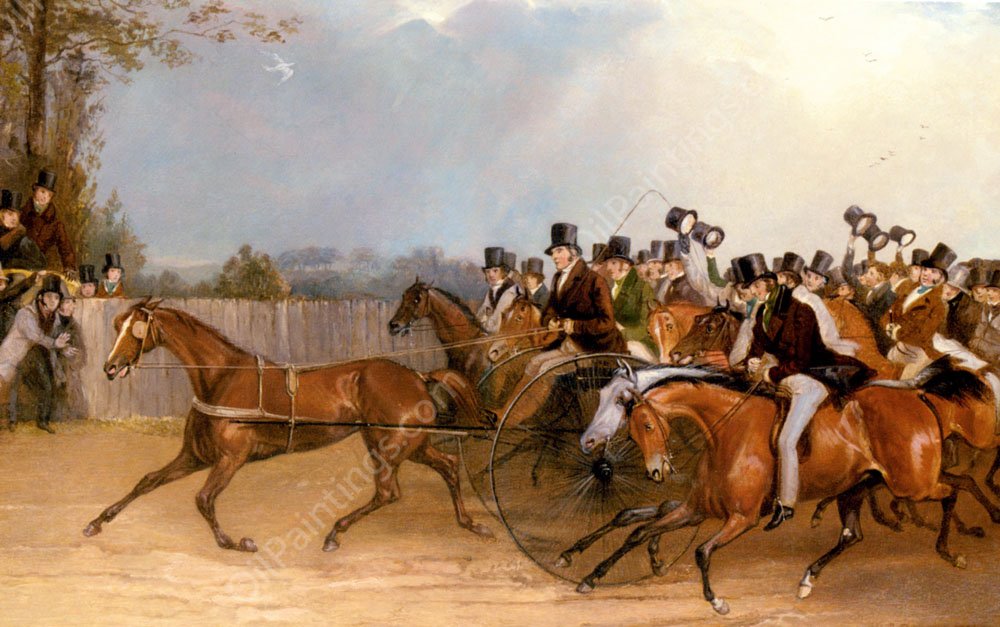 Mr. John Dixon's Nonpariel by Francis Calcraft Turner - Hand-Painted Oil Painting Reproduction