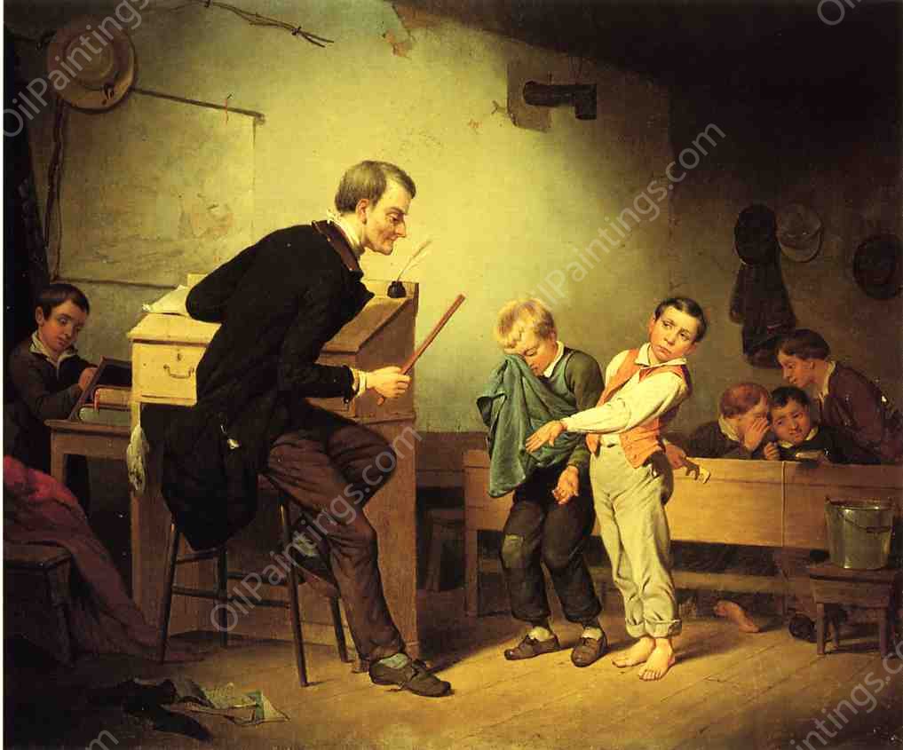 The Two Culprits by Francis William Edmonds - Hand-Painted Oil Painting Reproduction