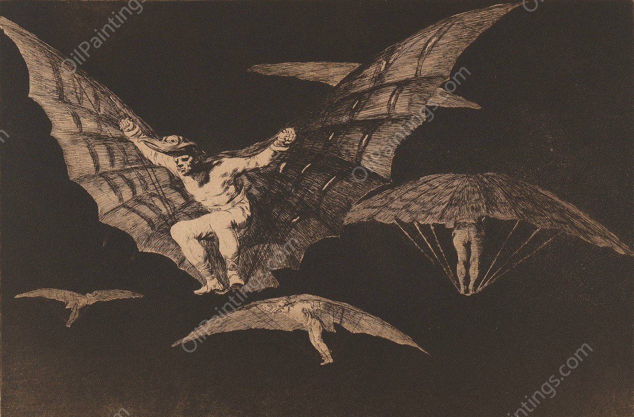 3 Bll. aus 'Los Proverbios' by Francisco De Goya - Hand-Painted Oil Painting Reproduction