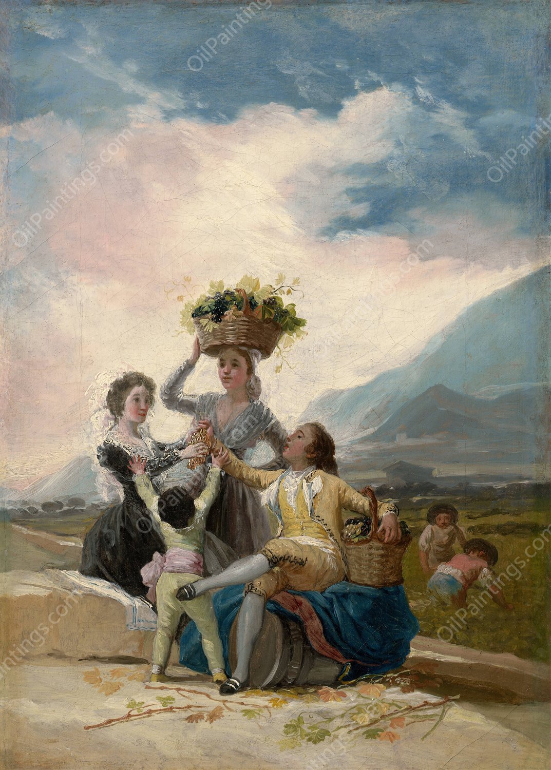 Autumn  by Francisco De Goya - Hand-Painted Oil Painting Reproduction