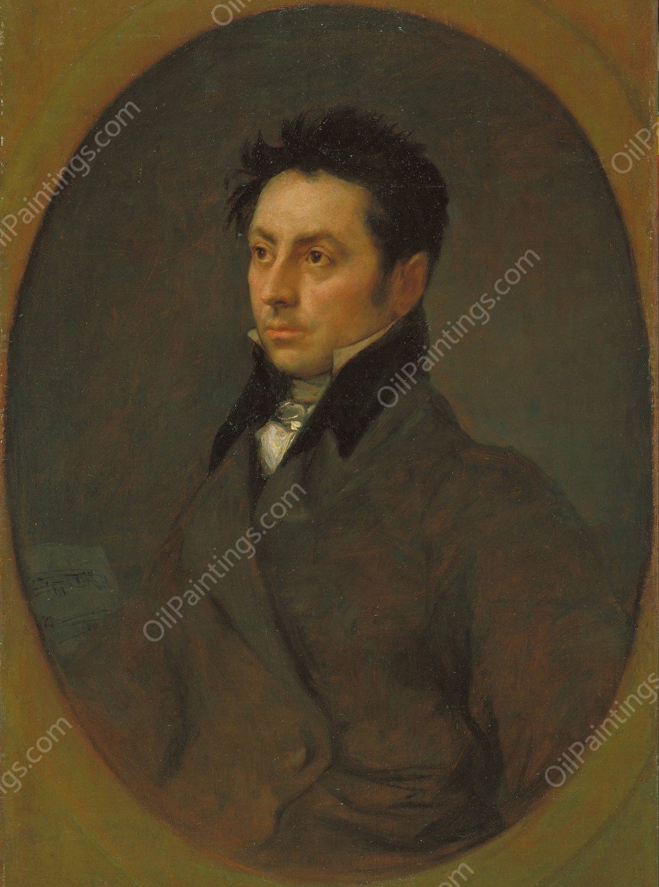 Manuel Quijano  by Francisco De Goya - Hand-Painted Oil Painting Reproduction