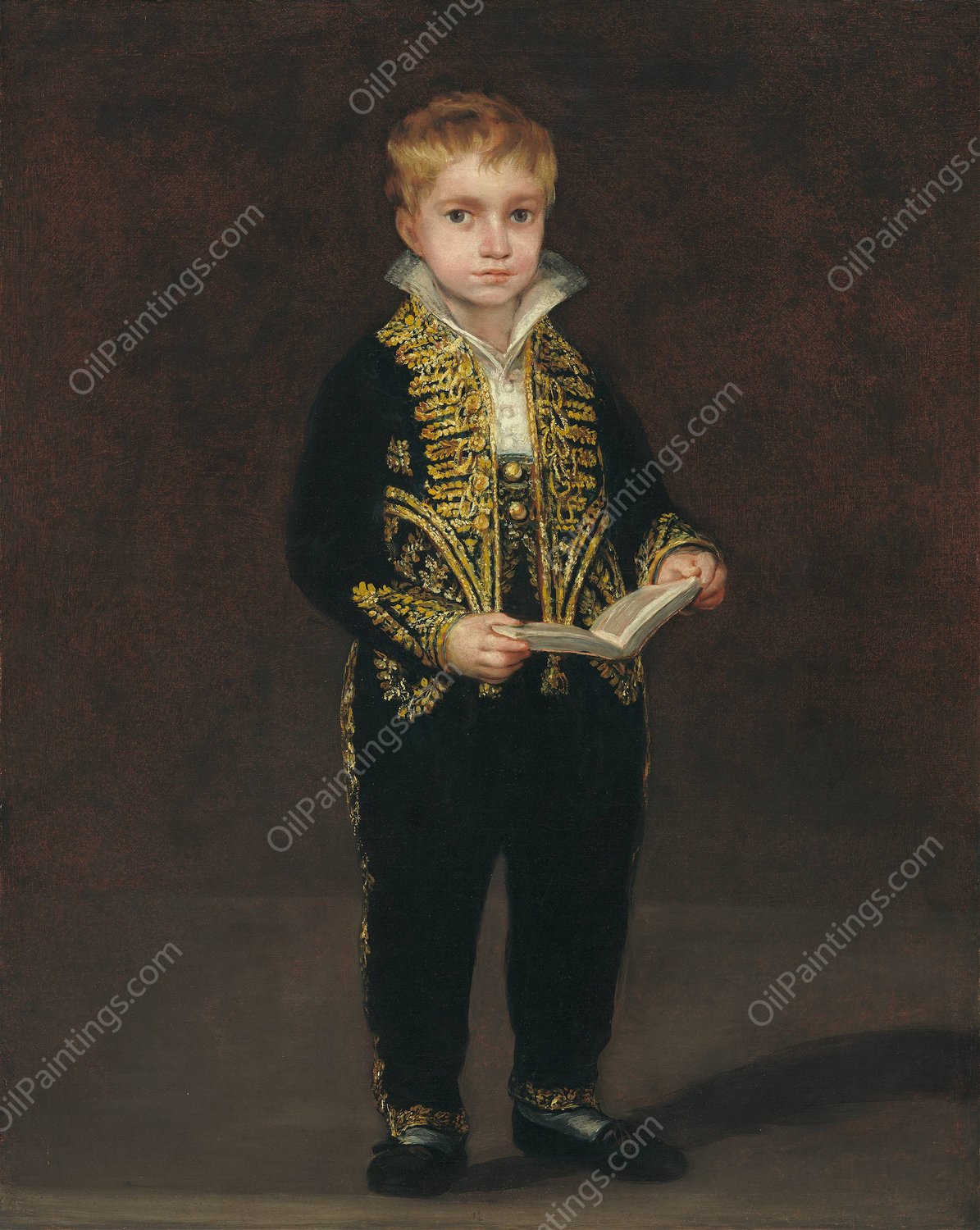 Victor Guye  by Francisco De Goya - Hand-Painted Oil Painting Reproduction