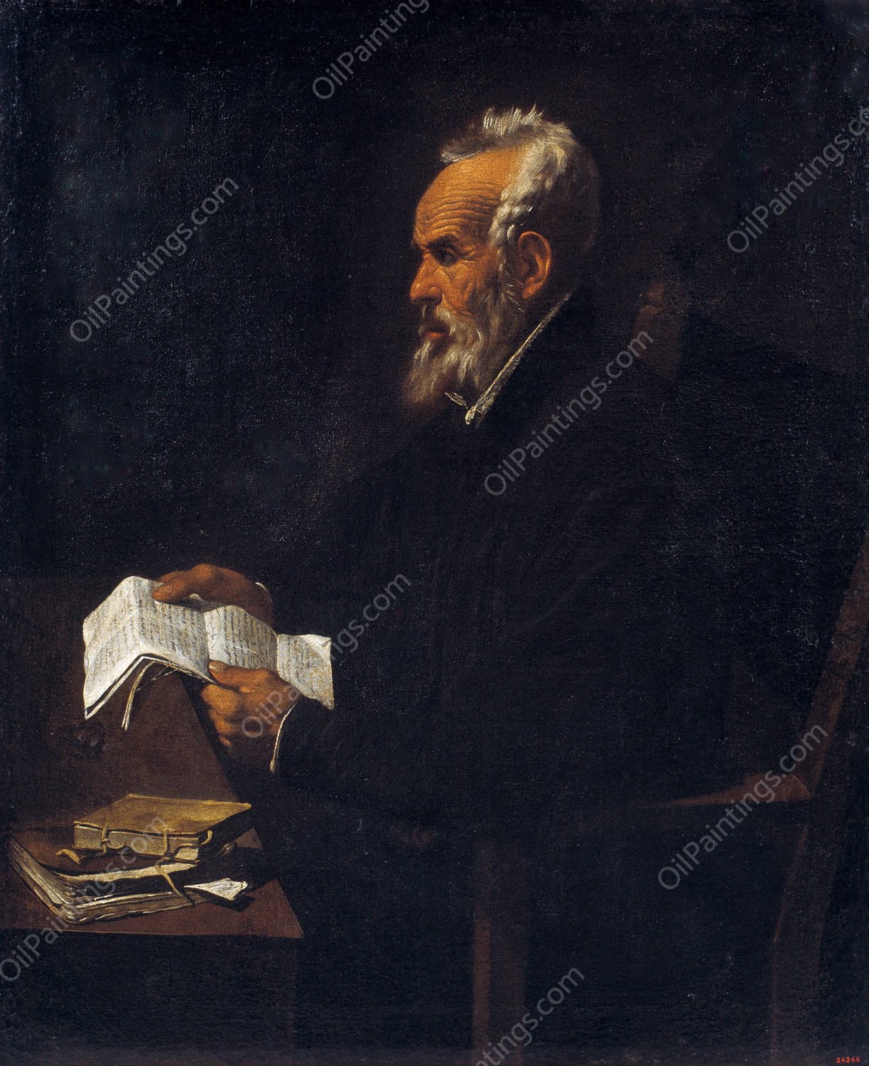 Ramon Llull  by Francisco Ribalta - Hand-Painted Oil Painting Reproduction