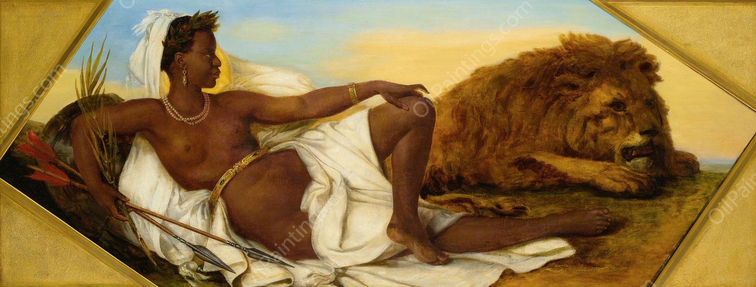 Allegories Of The Four Continents; Africa  by Francois Dubois - Hand-Painted Oil Painting Reproduction