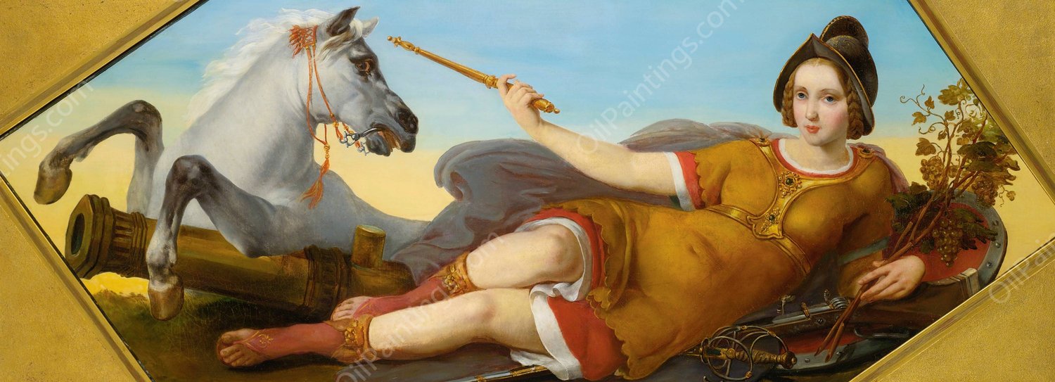 Allegories Of The Four Continents; Europe  by Francois Dubois - Hand-Painted Oil Painting Reproduction